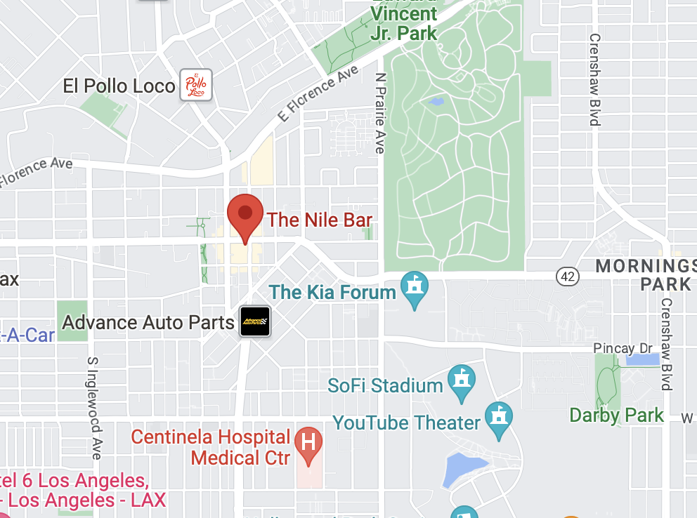 The Nile Restaurant and Bar in Inglewood, CA