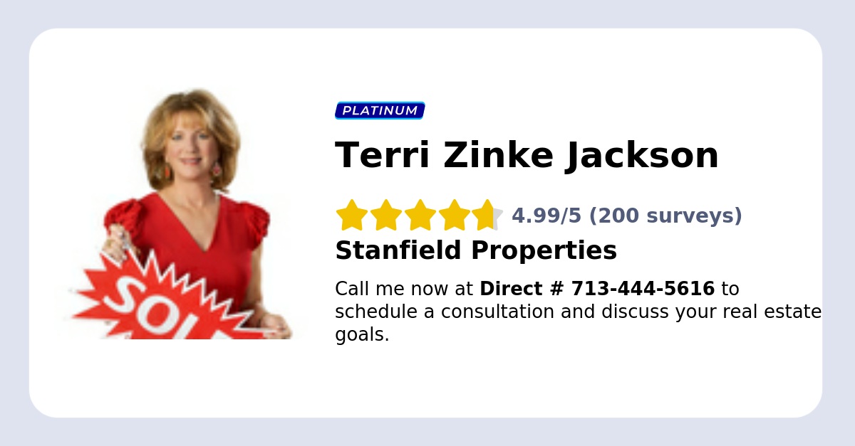Terri Zinke Jackson, Realtor at Stanfield Properties in Friendswood, TX (4)
