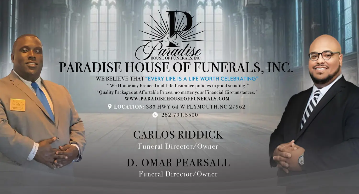 Paradise House of Funerals, Inc. in Plymouth, NC (3)