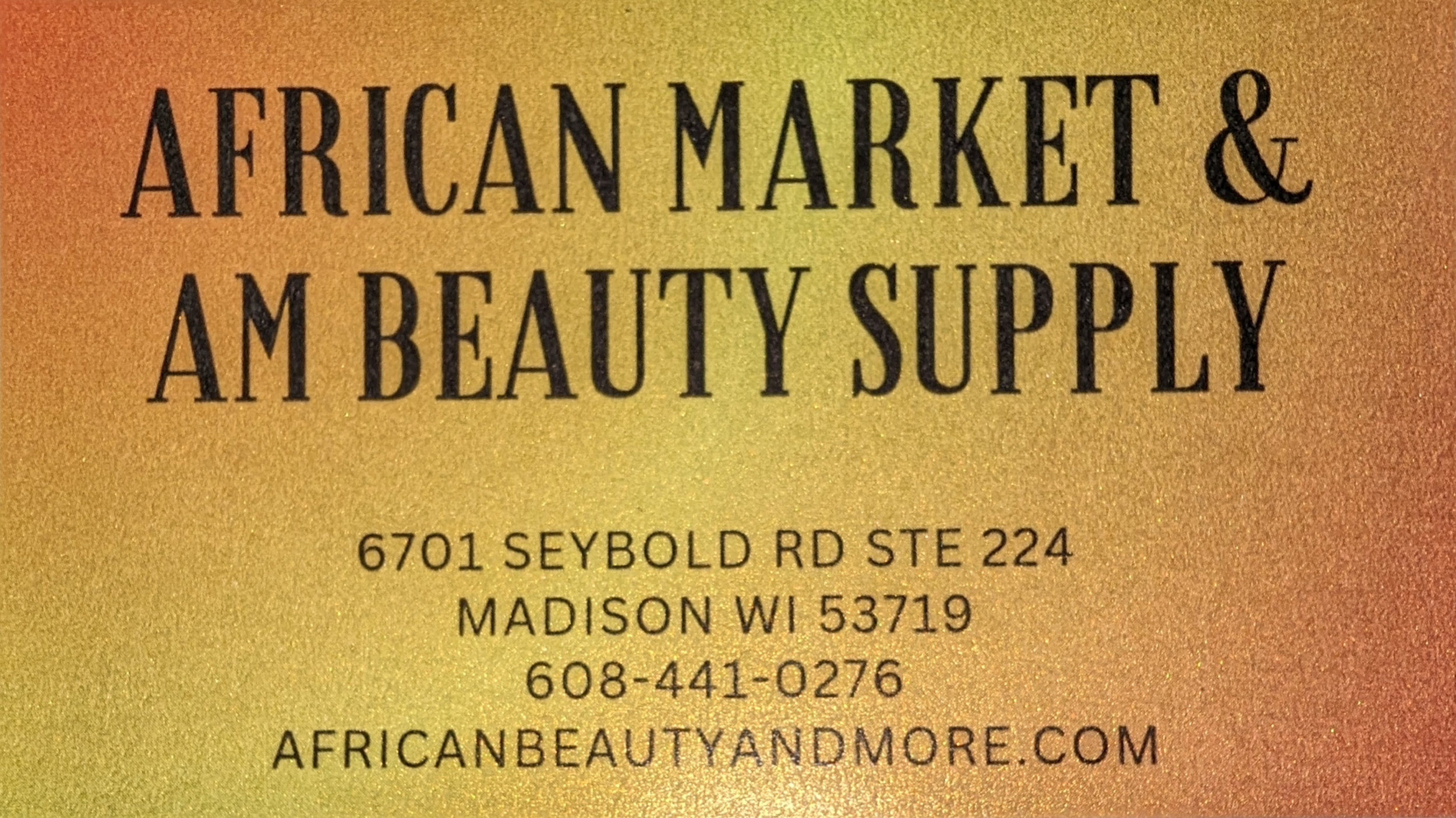 African Market & AM Beauty Supply llc in Madison, WI