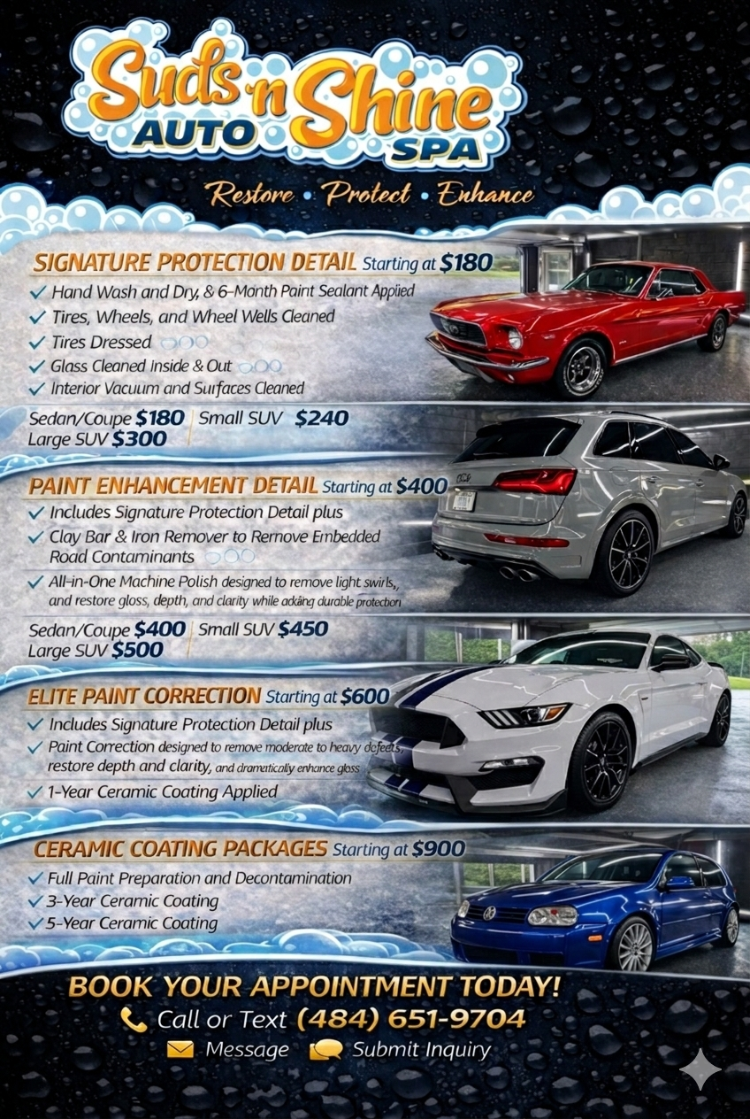 Suds 'N Shine Auto Spa in Schuylkill Haven, PA (2)