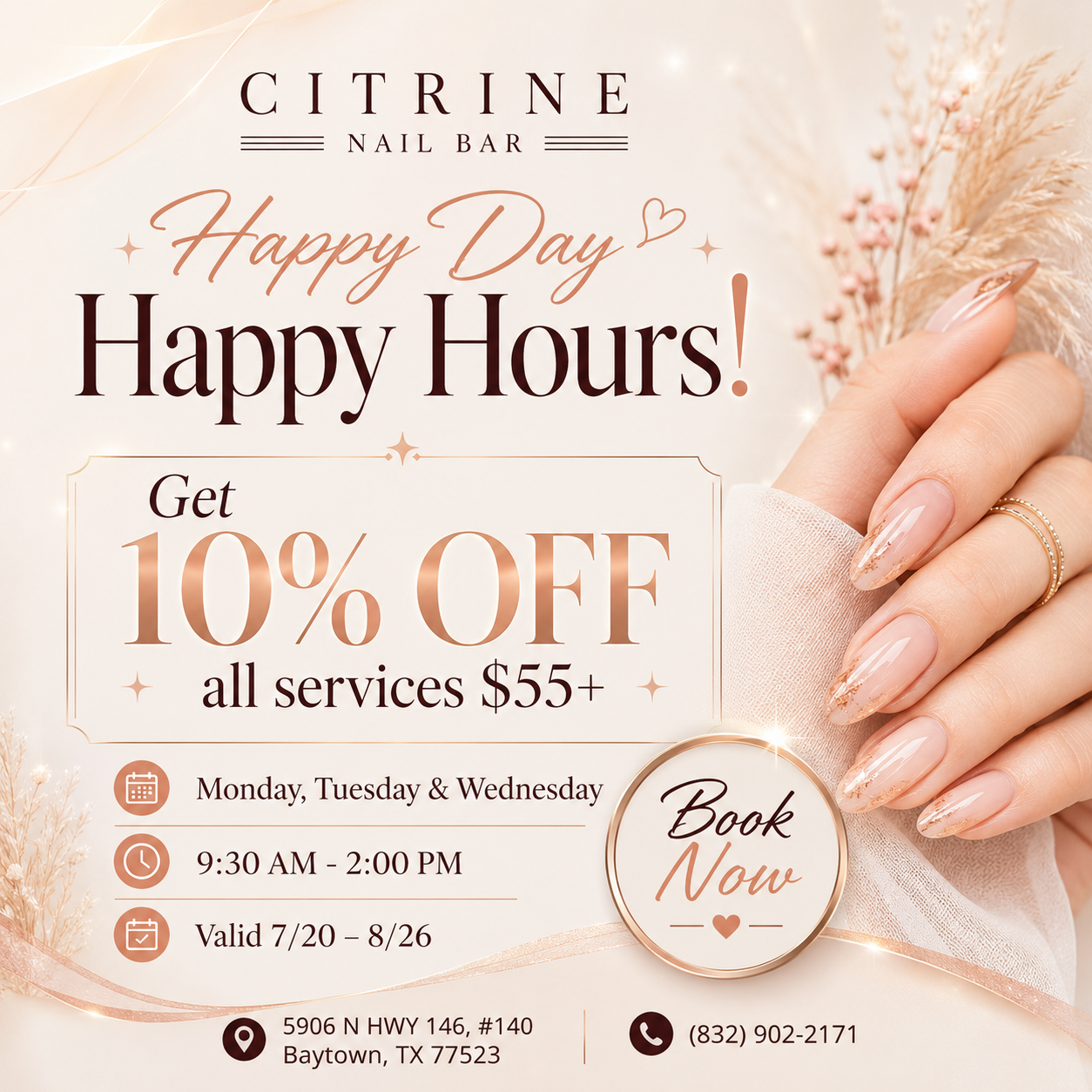 Citrine Nail Bar in Baytown, TX