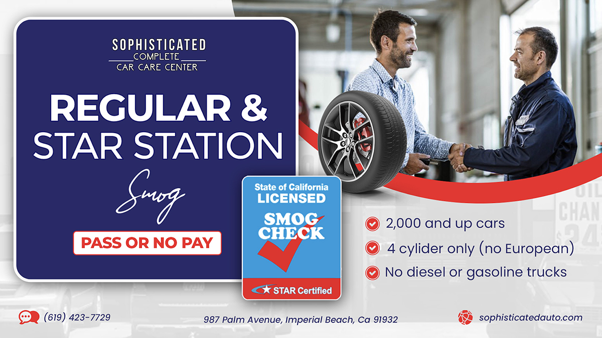 Sophisticated Auto Repair in Imperial Beach, CA