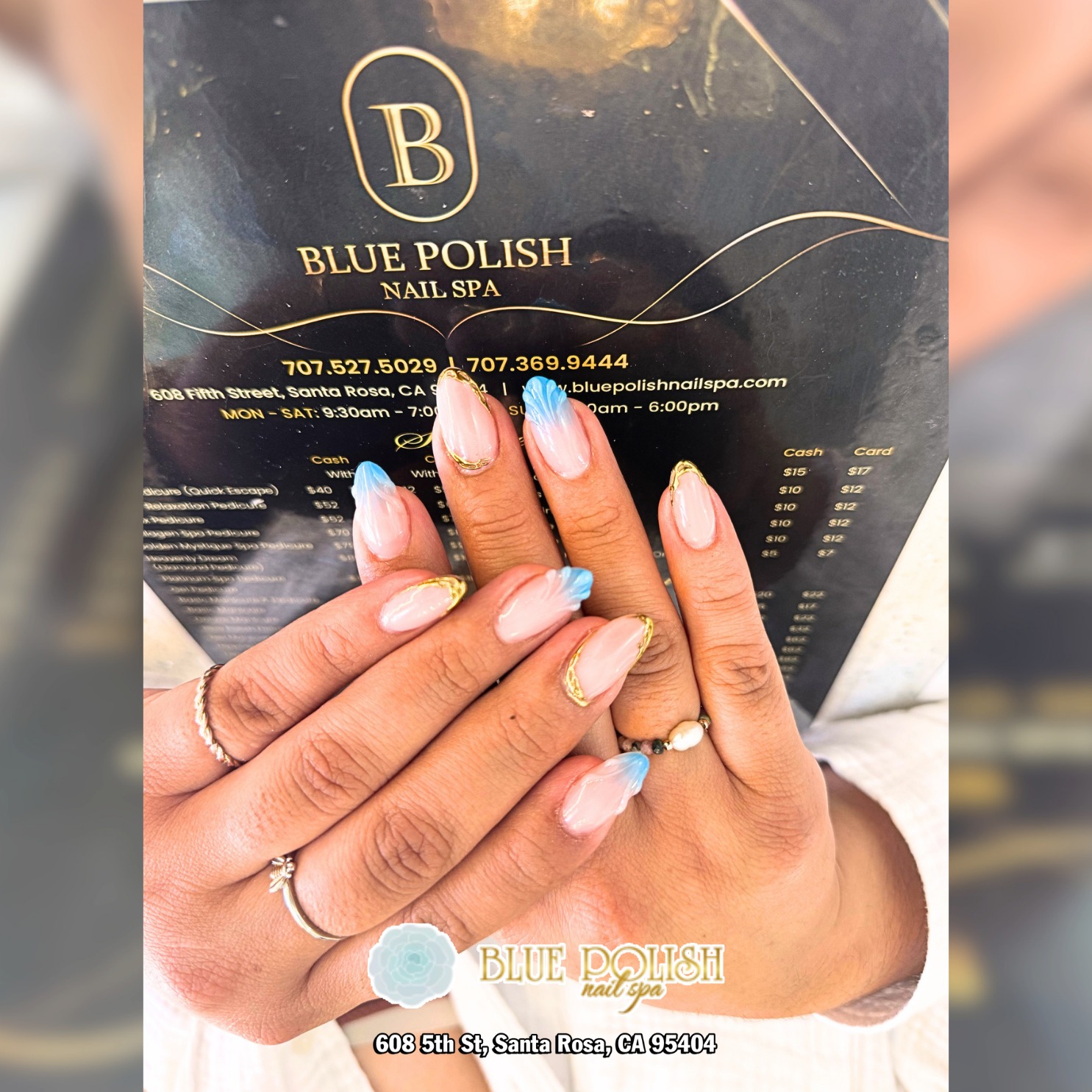 Blue Polish Nail Spa in Santa Rosa, CA