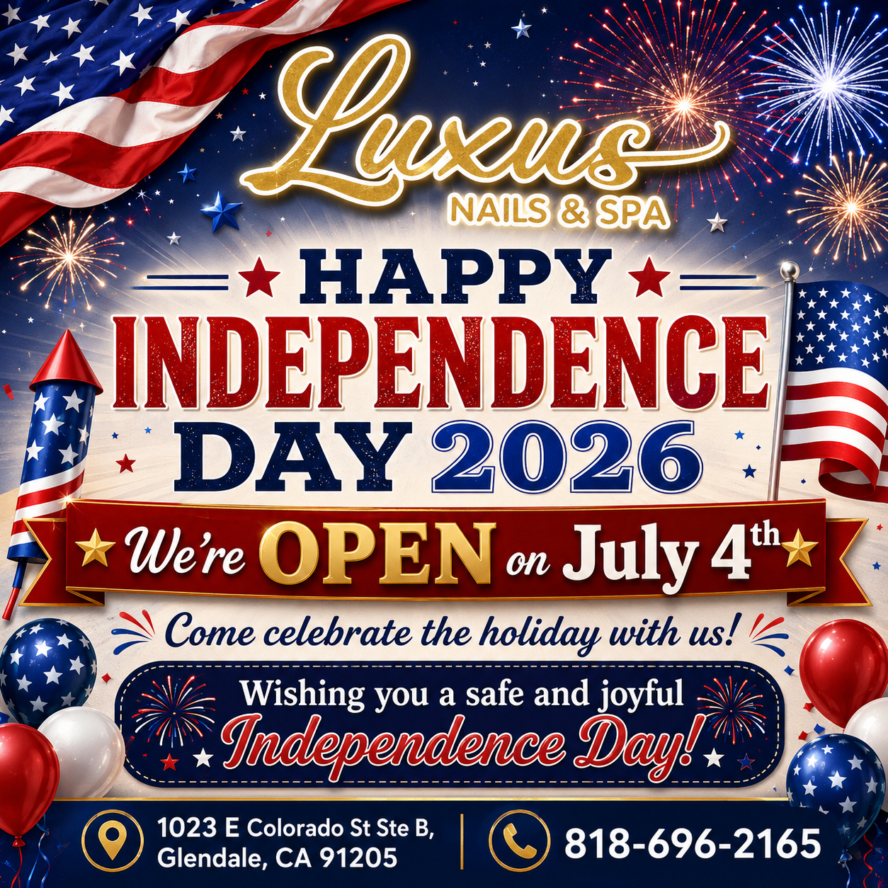 Luxus Nail Spa in Glendale, CA