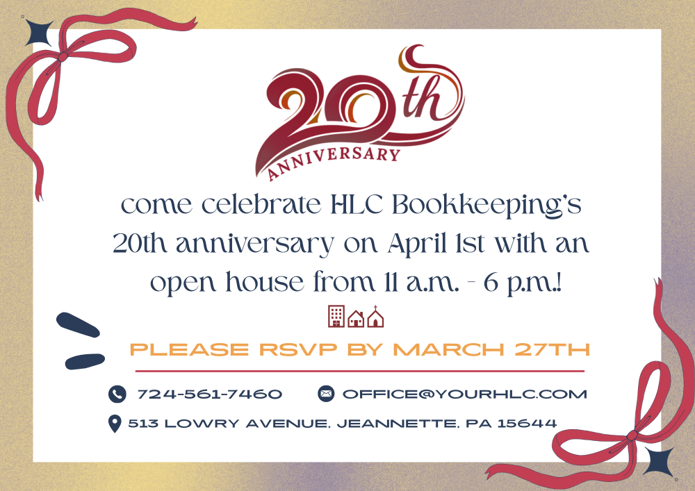 HLC Bookkeeping & Office Services in Jeannette, PA