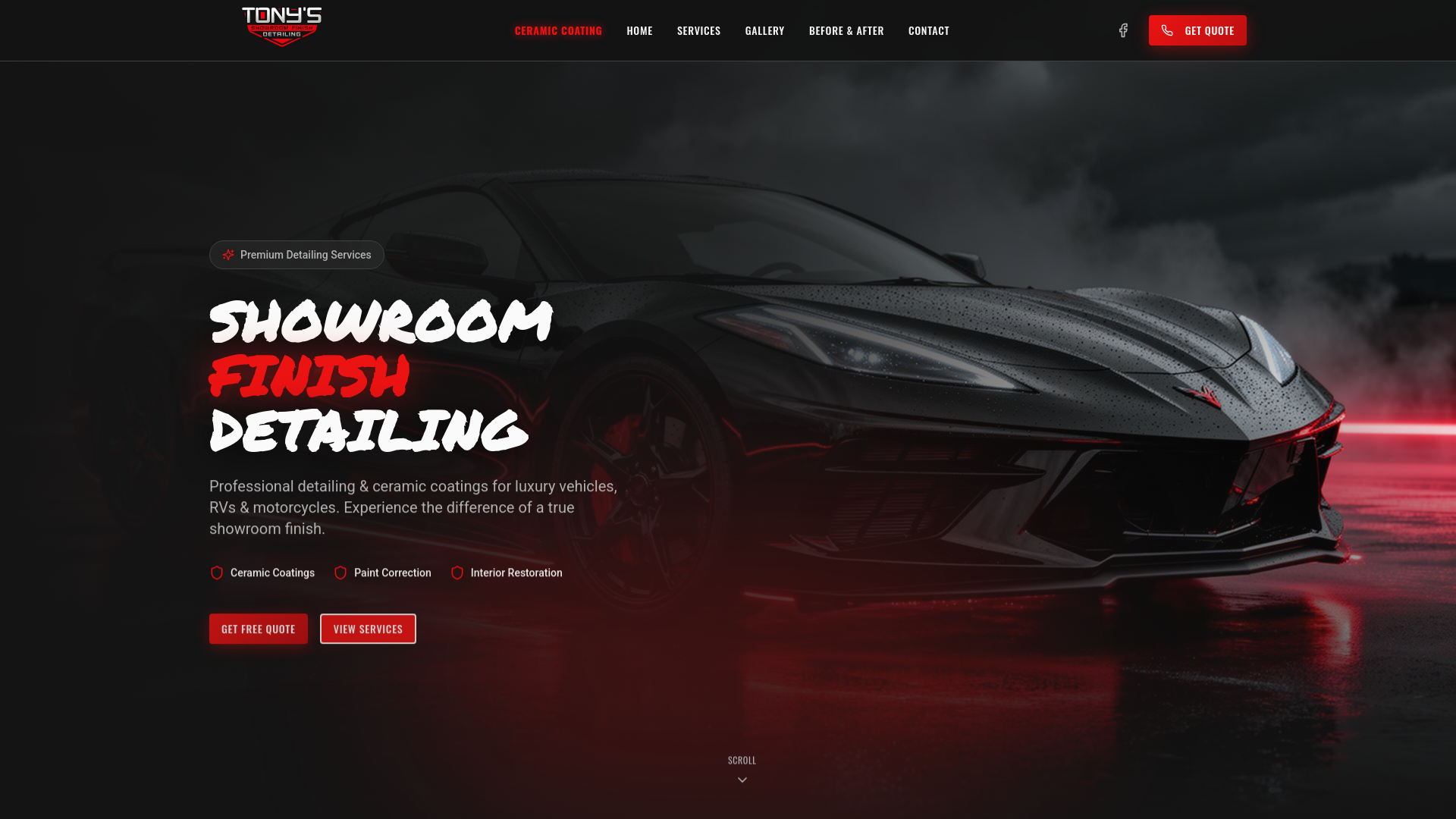 Tony's Showroom Finish Detailing and Ceramic Coatings in Indiantown, FL
