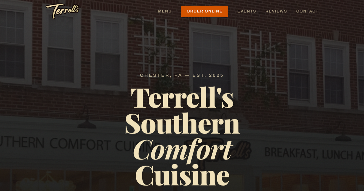 Terrell's Restaurant in Chester in Chester, PA