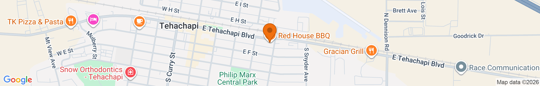 Red House BBQ in Tehachapi, CA