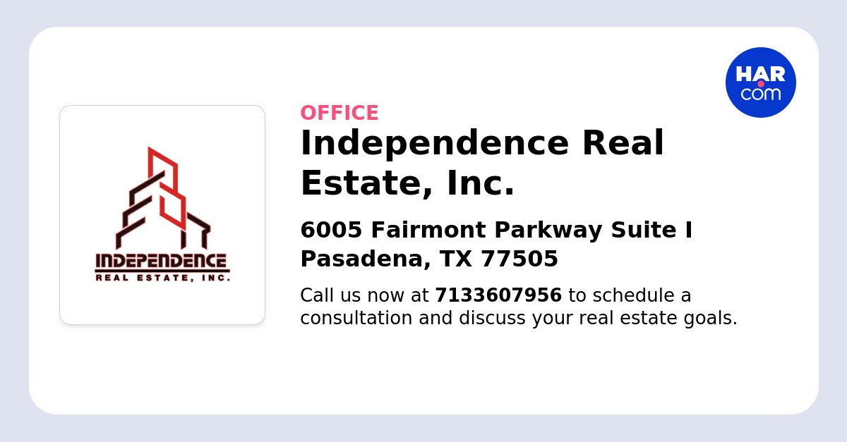 Independence Real Estate, Inc. in Pasadena, TX (3)