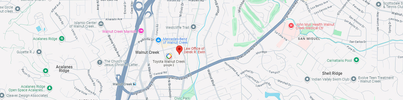 Law Office of Derek R. Ewin in Walnut Creek, CA