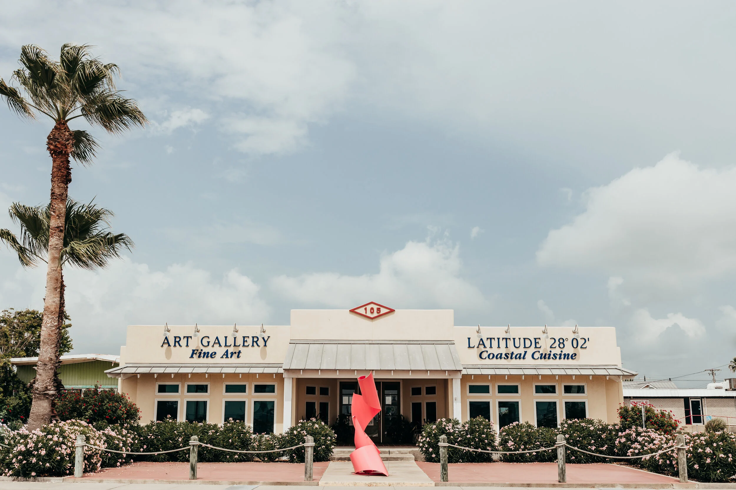 LATITUDE 28°02' Restaurant and Art Gallery in Rockport, TX