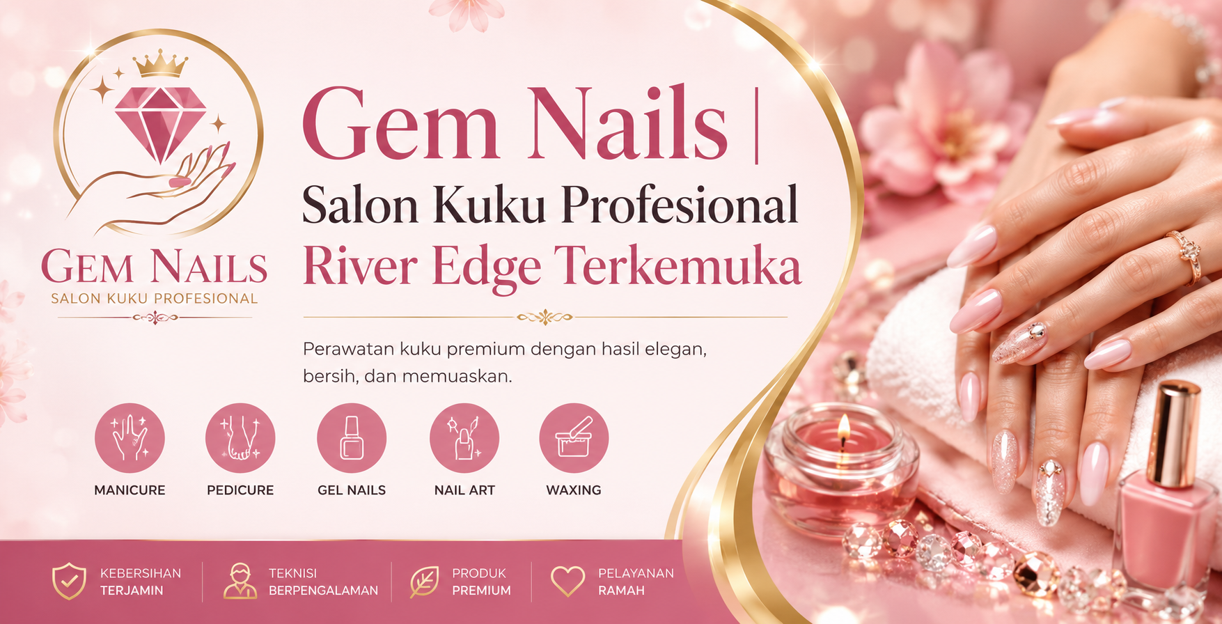 Gem Nails in River Edge, NJ