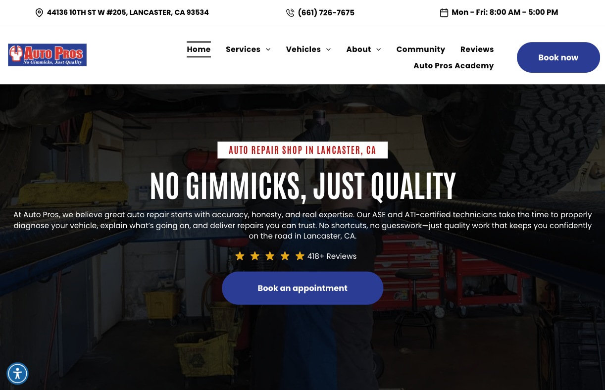 Auto Pros in Lancaster, CA