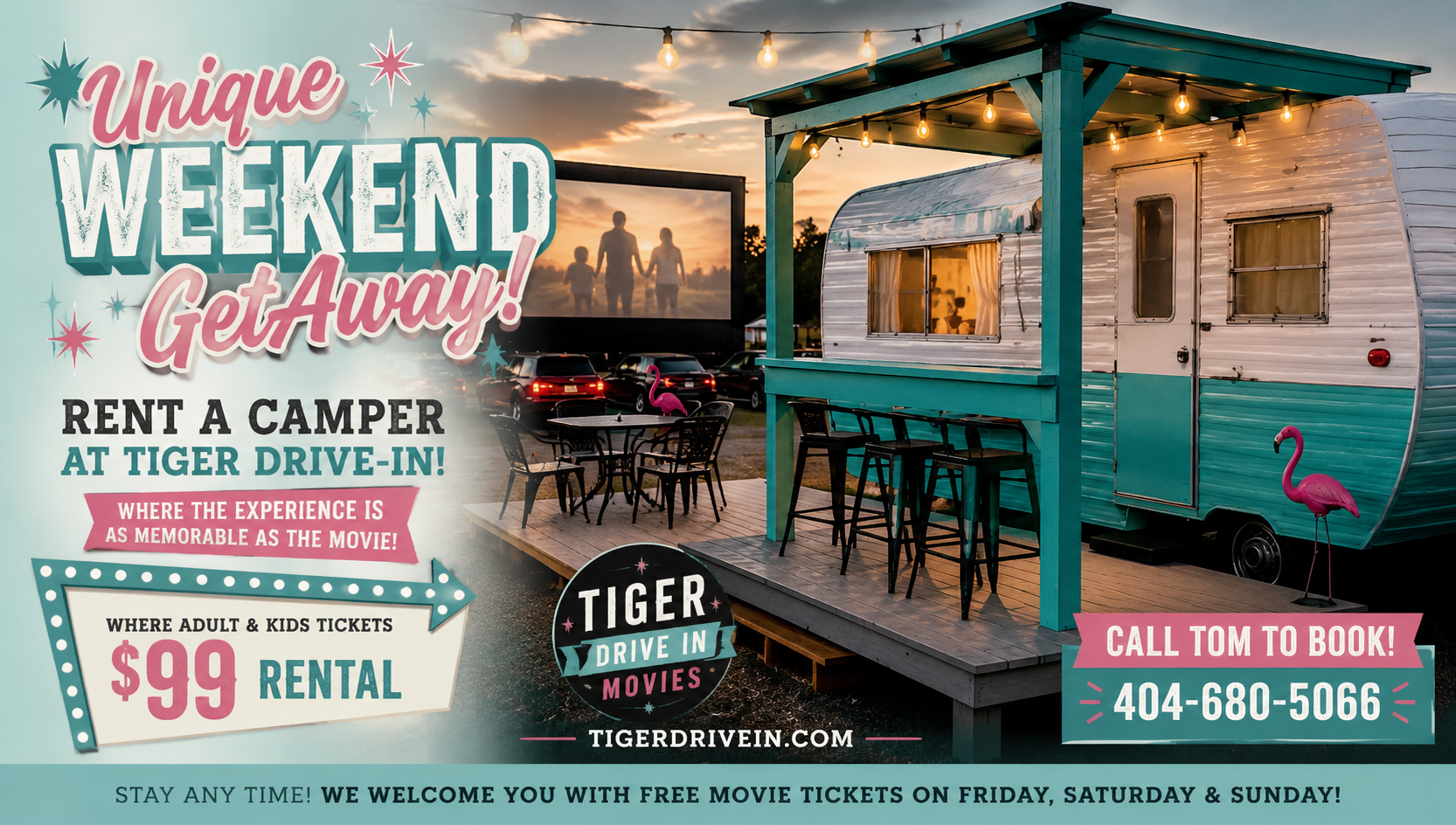 Tiger Drive In Theatre in Tiger, GA