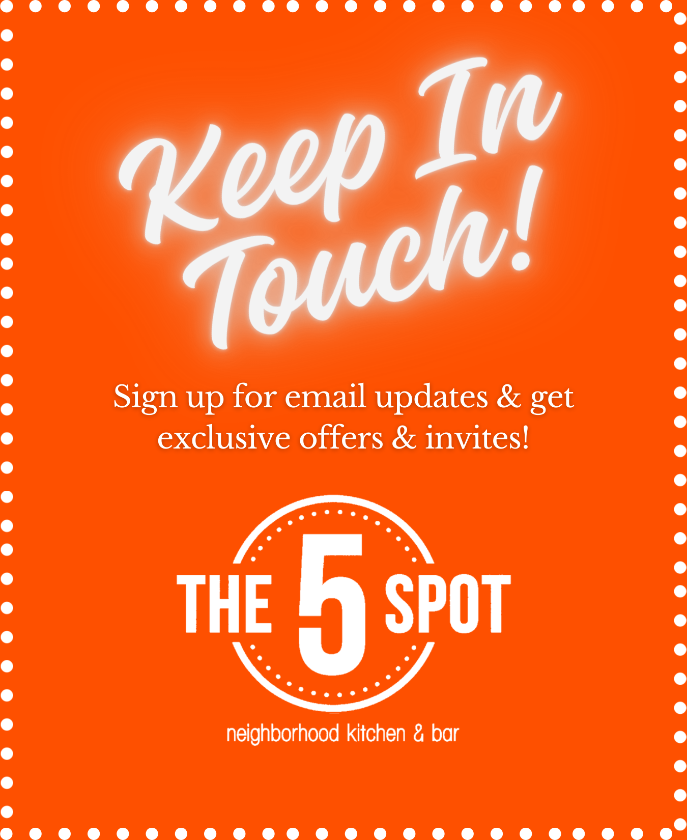 The 5 Spot Sandfly in Savannah, GA