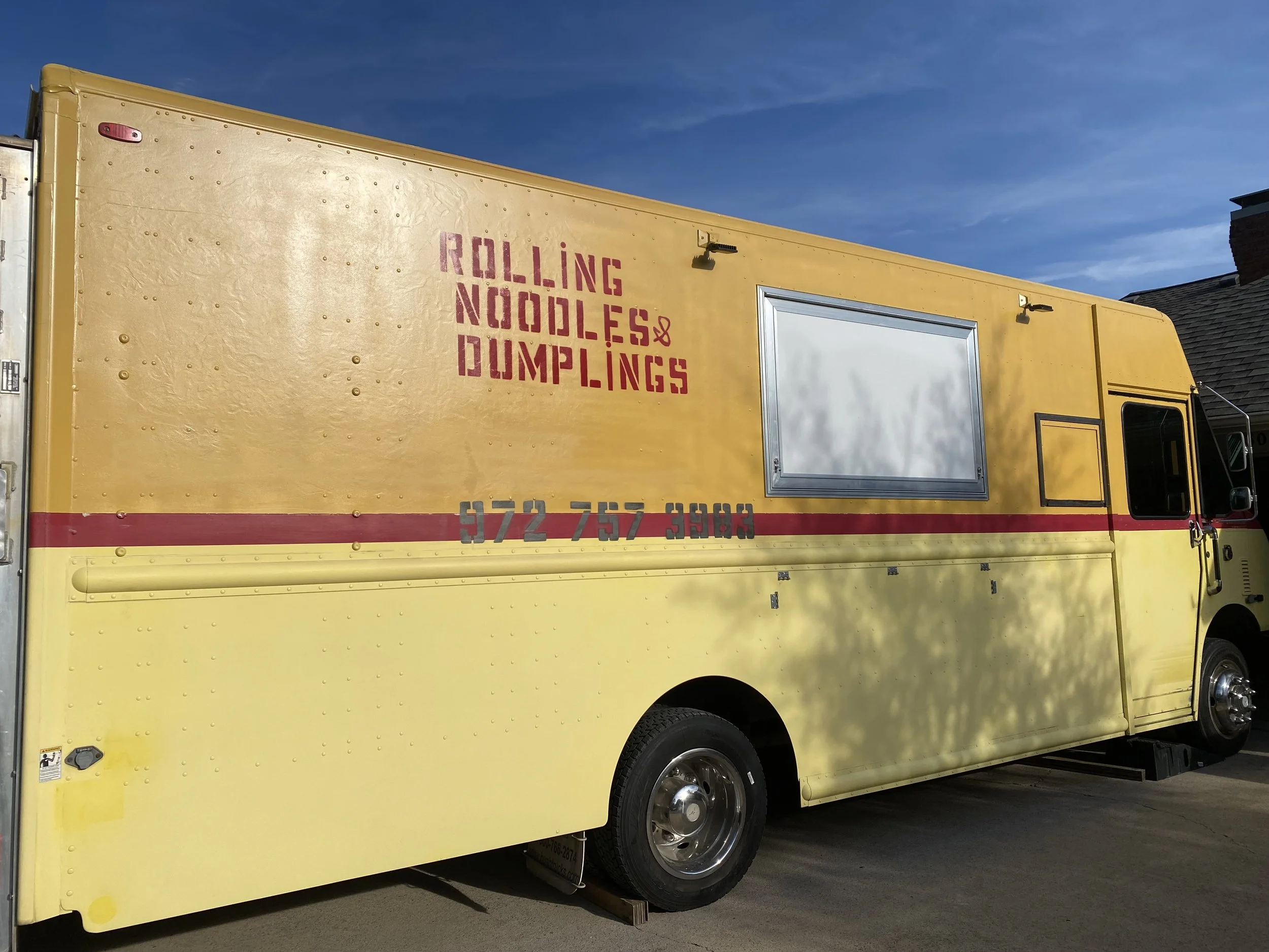 Rolling noodles and dumplings in Farmersville, TX