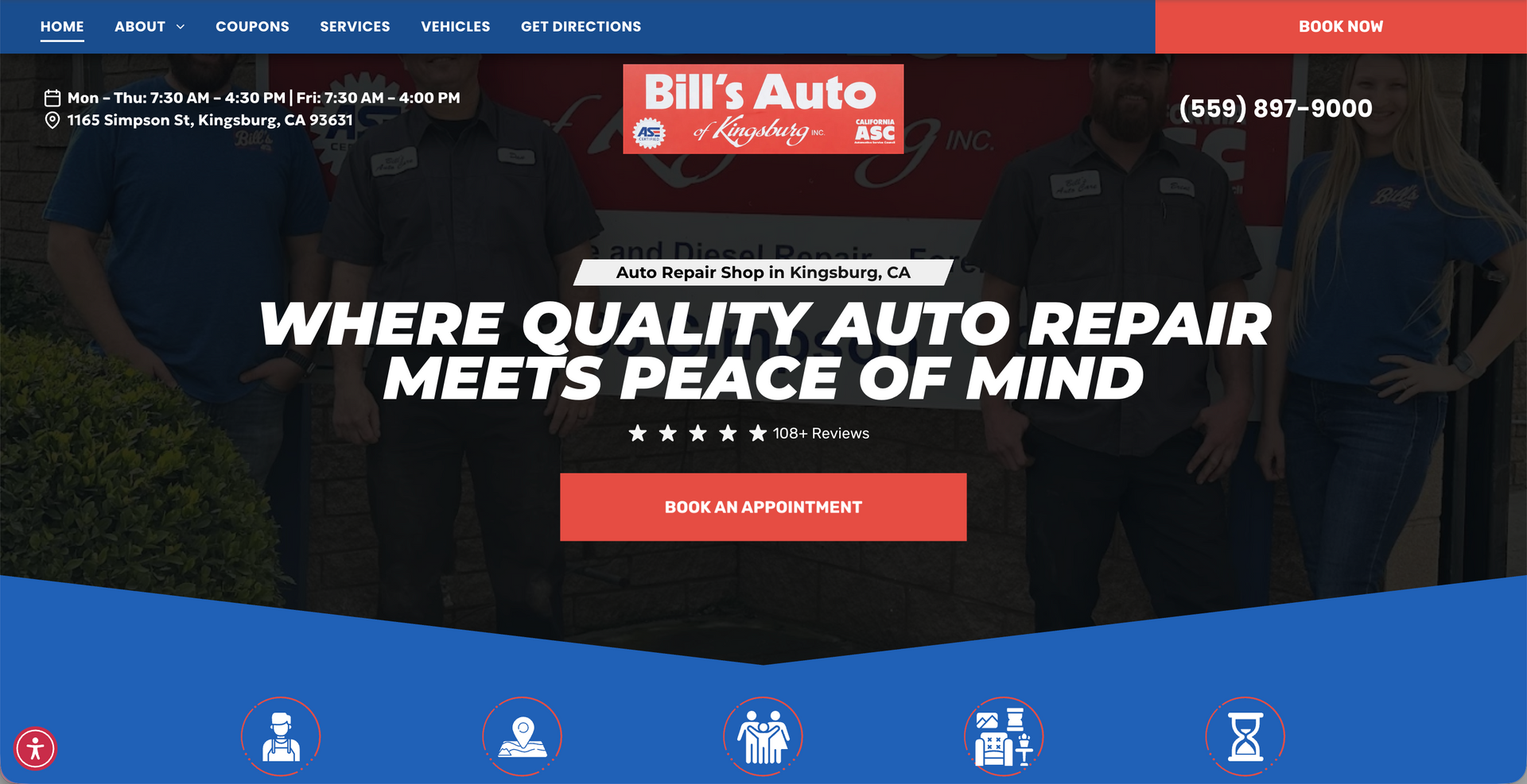 Bill's Auto of Kingsburg in Kingsburg, CA