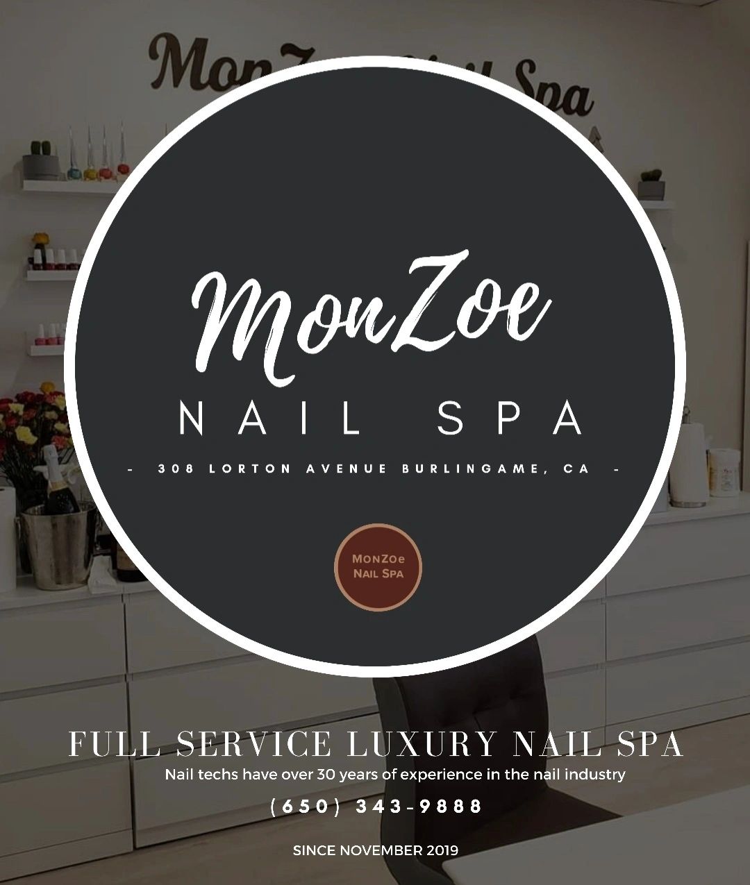 MonZoe Nail Spa in Burlingame, CA
