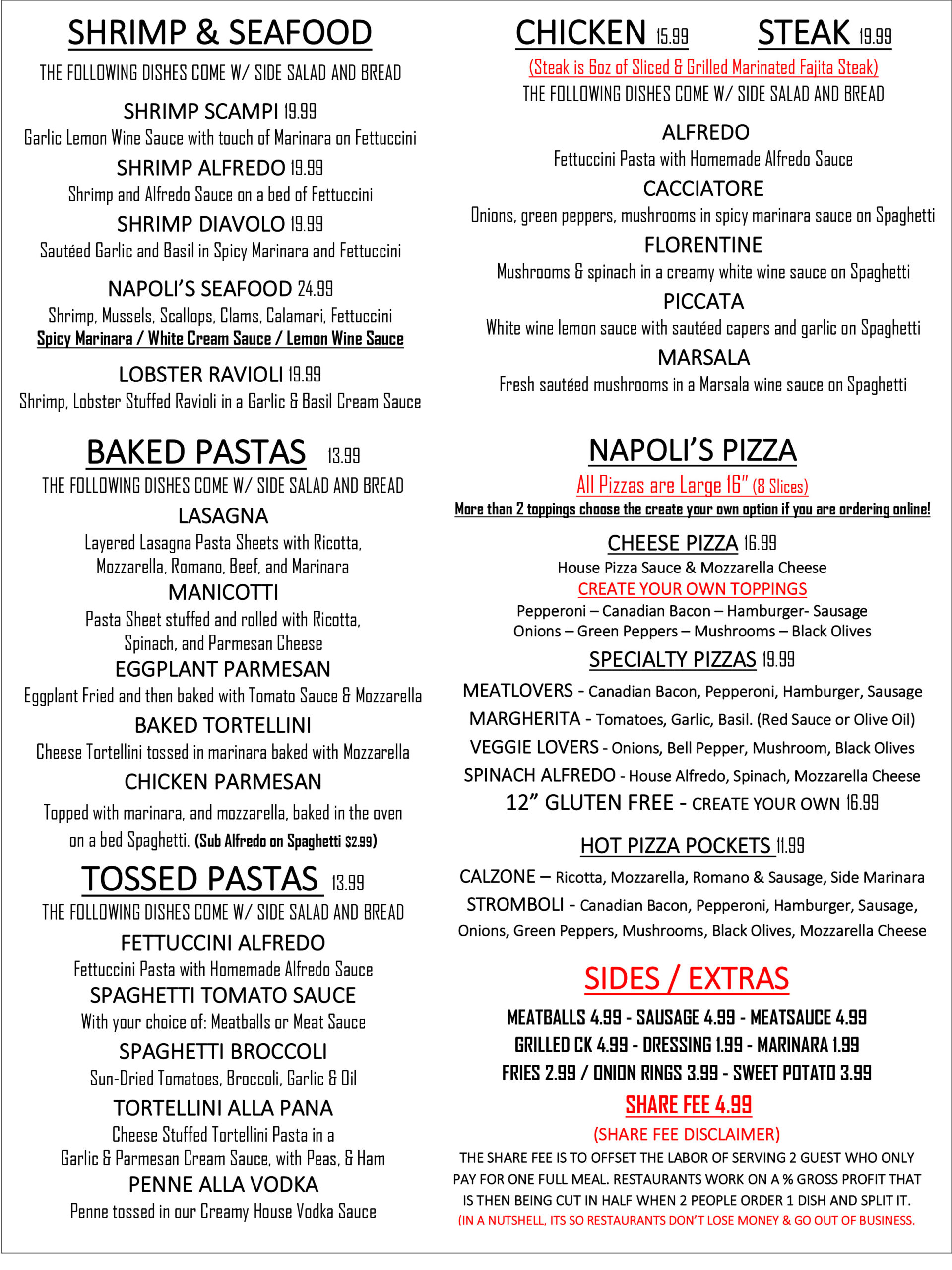 Napoli's Italian Grill in San Saba, TX