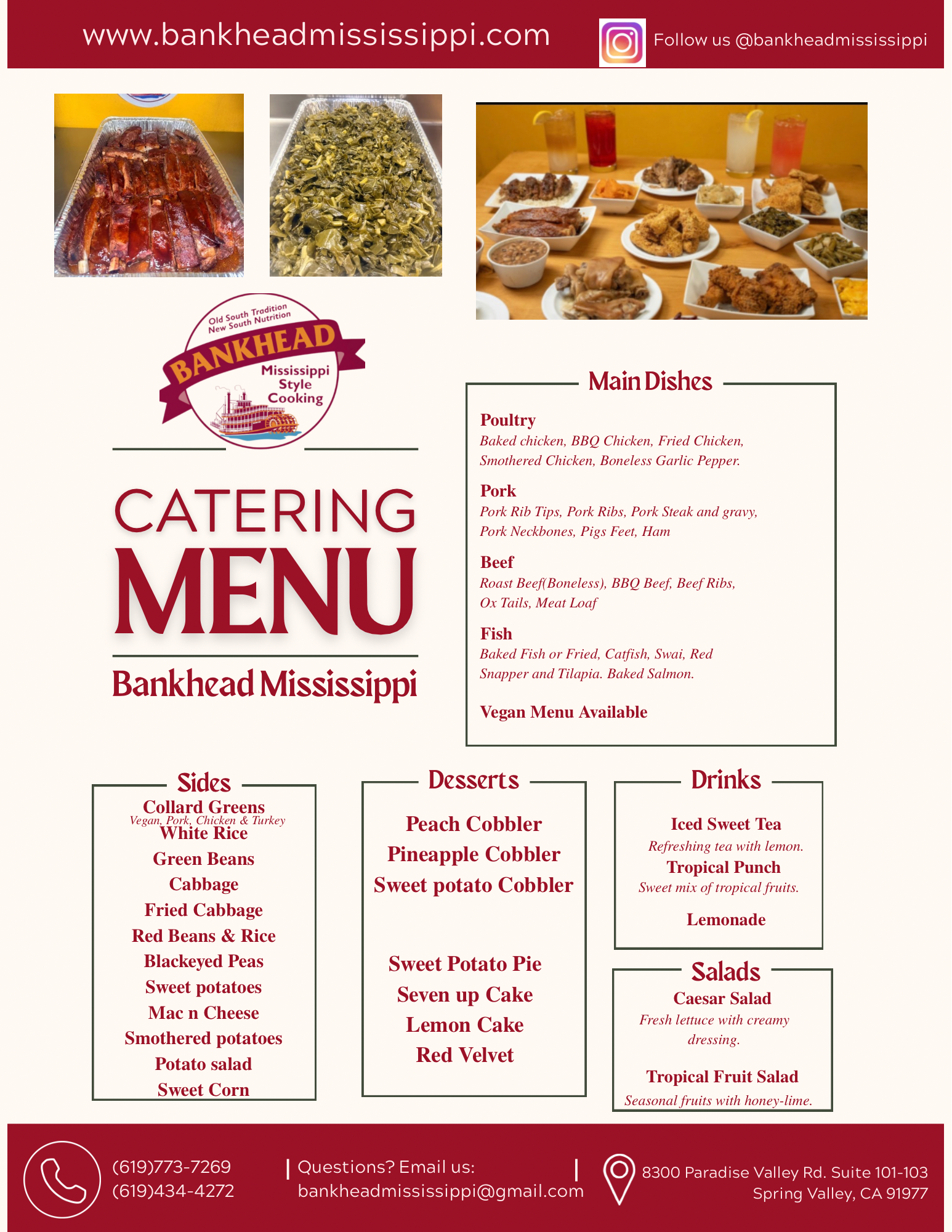 Bankhead Mississippi Style Cooking in Spring Valley, CA