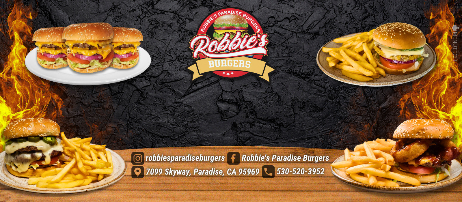 Robbie's Paradise Burgers in Paradise, CA
