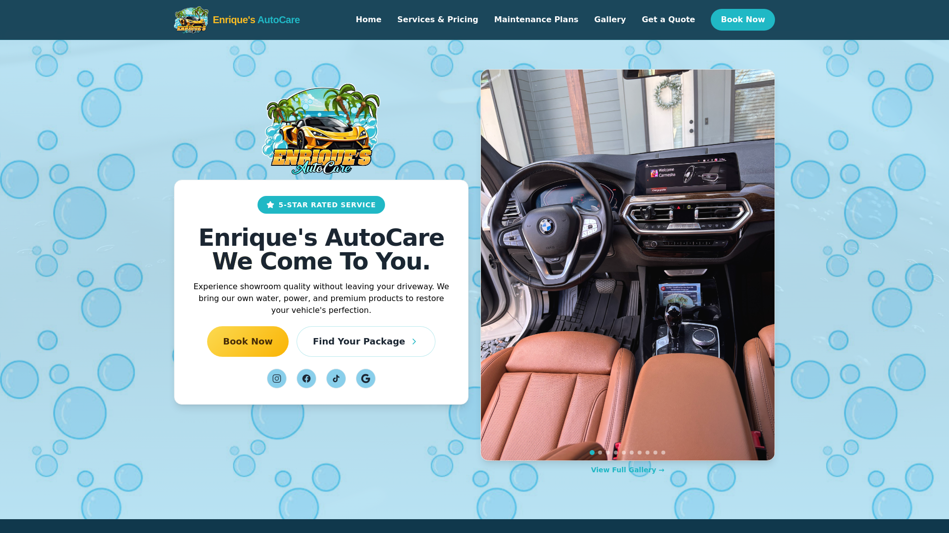 Enrique's AutoCare - Mobile Detailing Company in Kennesaw in Acworth, GA (2)
