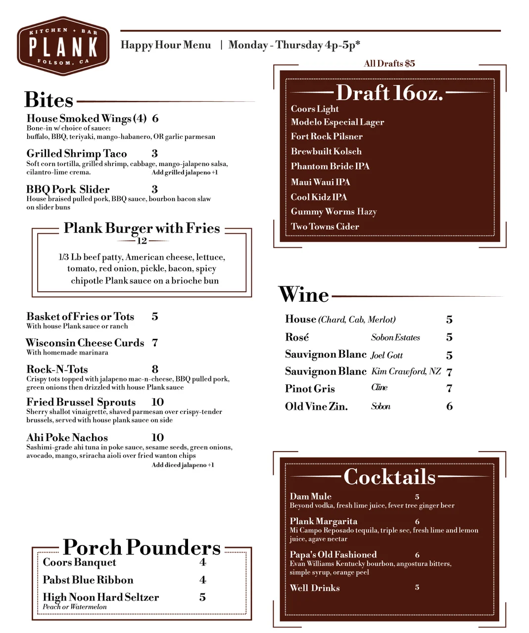 Plank Craft Kitchen + Bar in Folsom, CA (6)