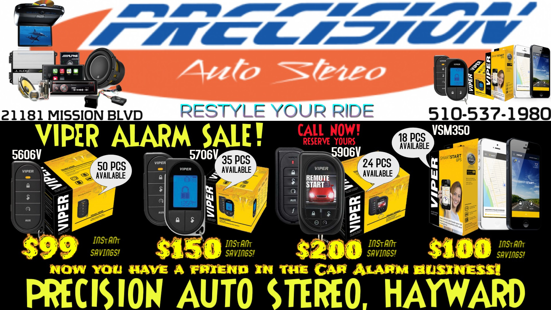 Precision Auto Stereo in Hayward, CA