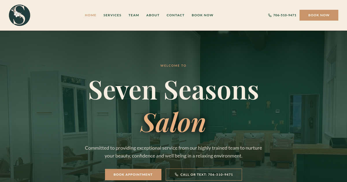 Seven Seasons Salon in Bogart, GA
