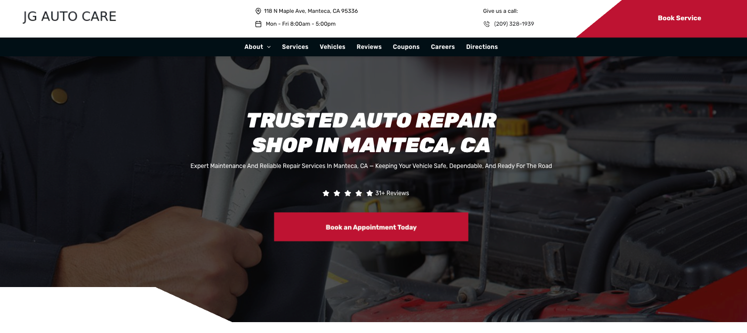 JG Auto Care in Manteca, CA