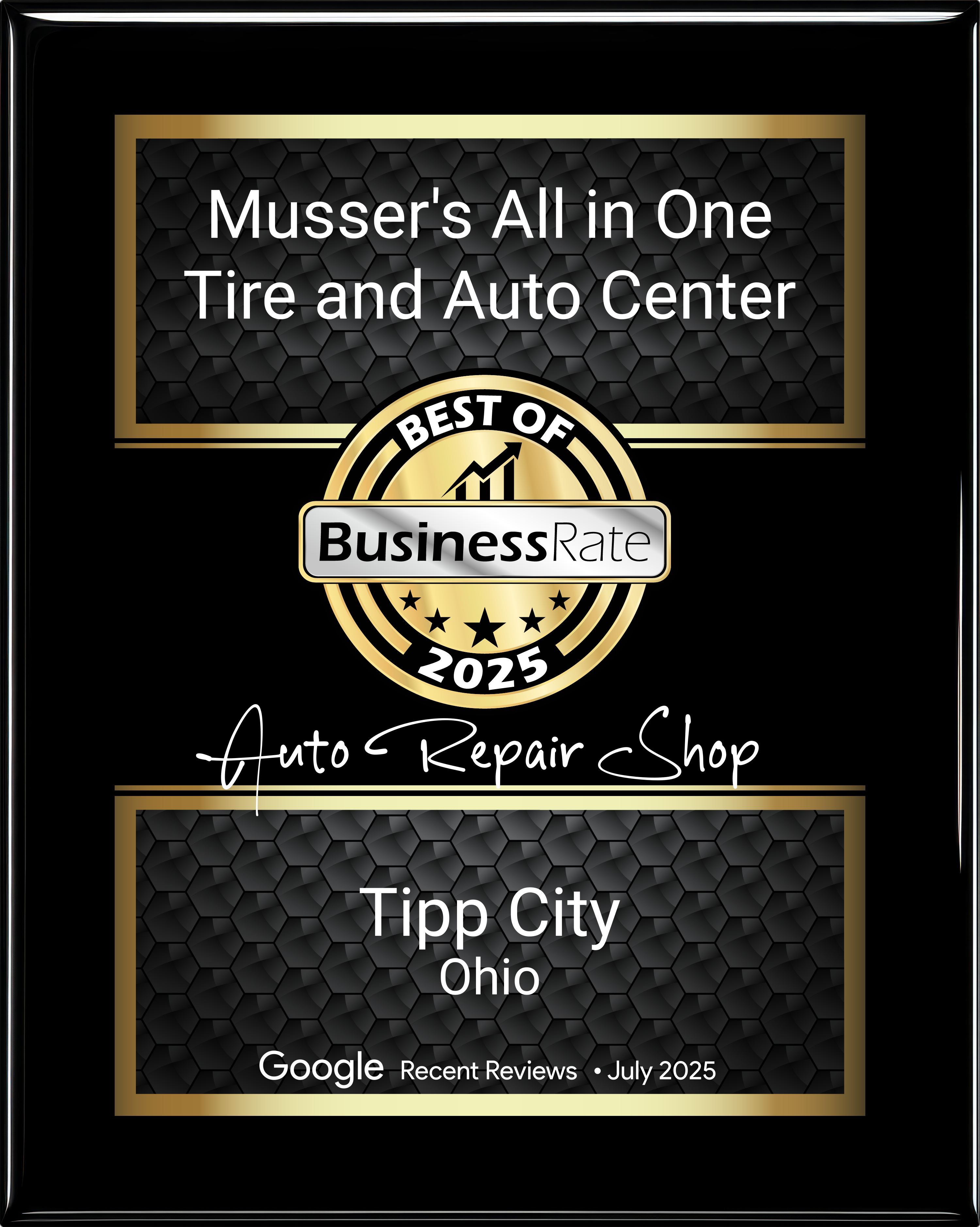Musser's All in One Tire and Auto Center in Tipp City, OH