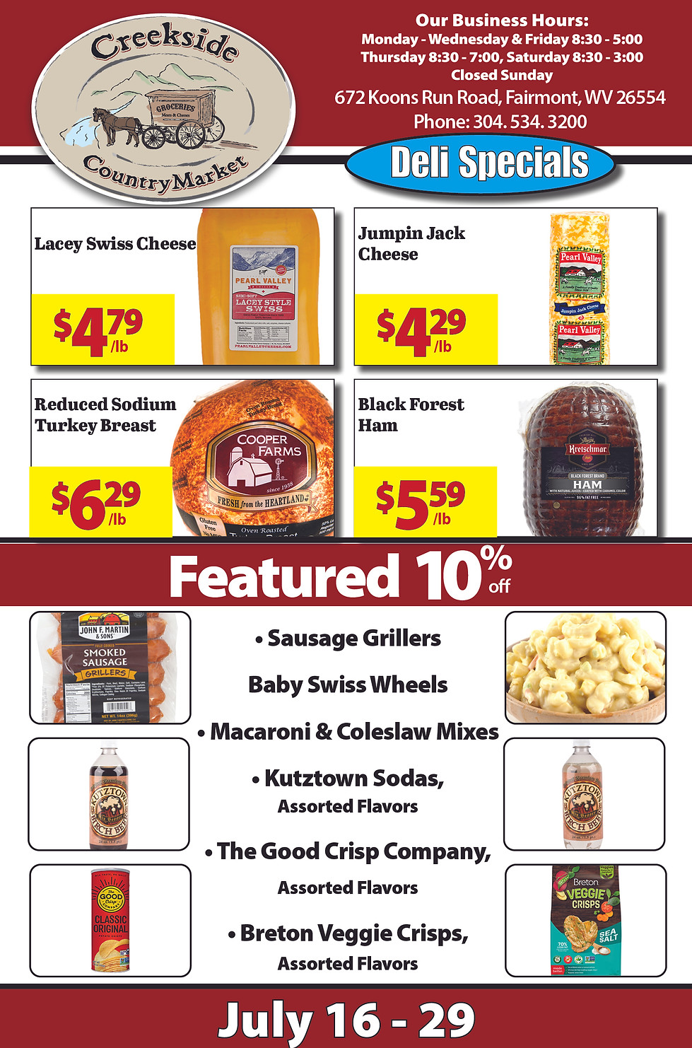 Creekside Country Market in Fairmont, WV