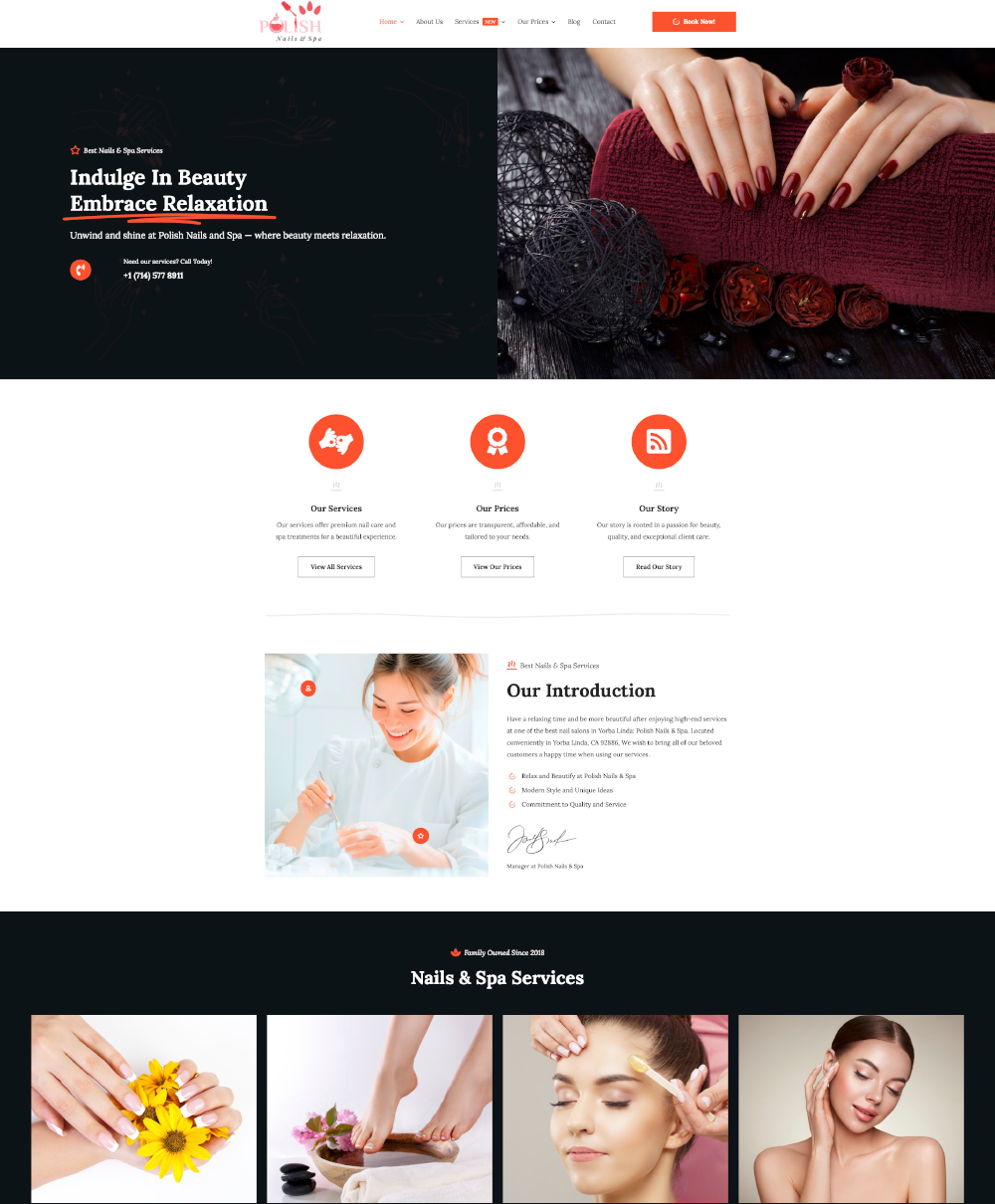 Polish Nails & Spa in Yorba Linda, CA