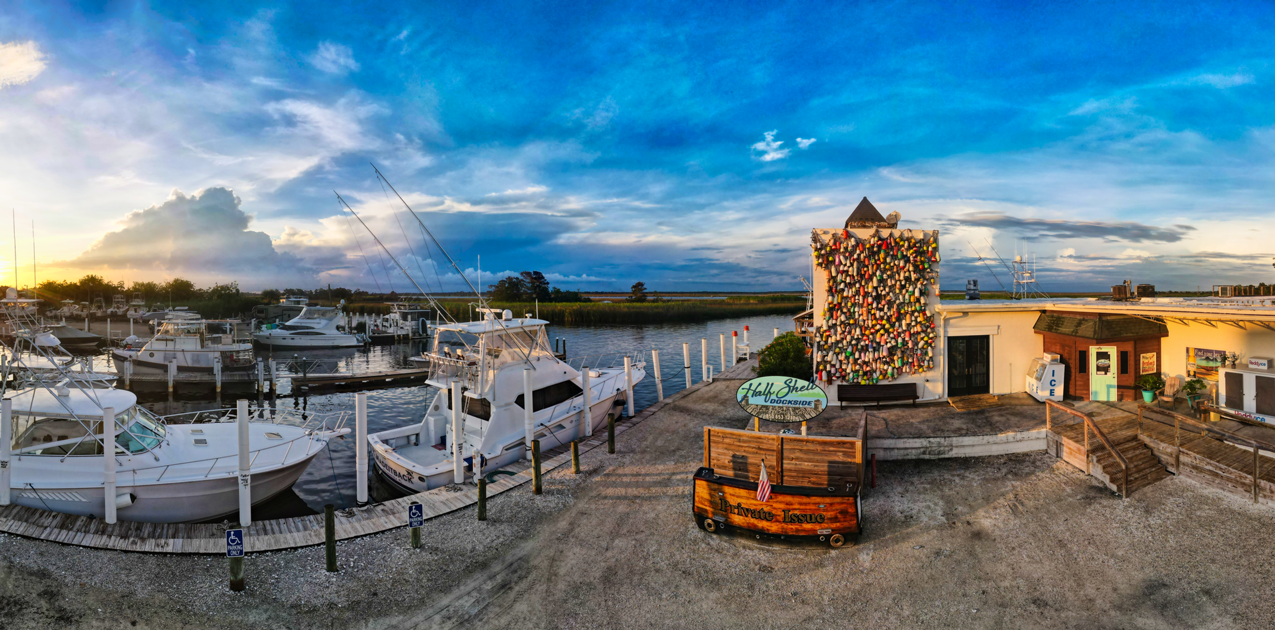 Half Shell Dockside in Apalachicola, FL