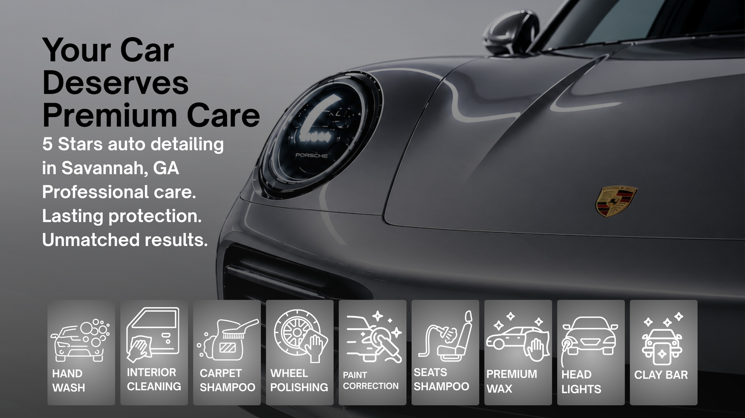 Carmat premium auto detailing in Savannah, GA