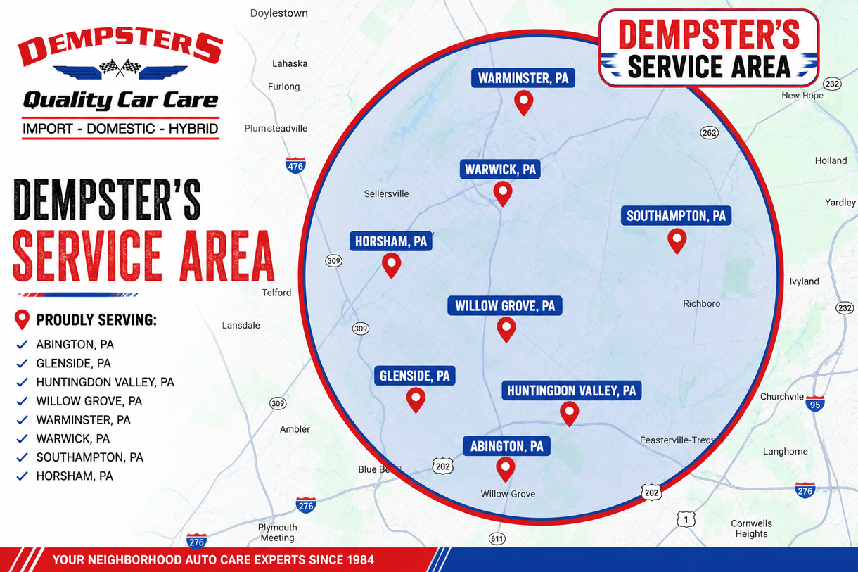 Dempster's Quality Car Care in Hatboro, PA