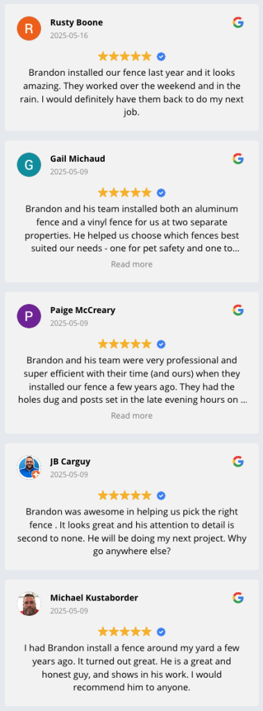 Guida Fencing in Alexandria, PA