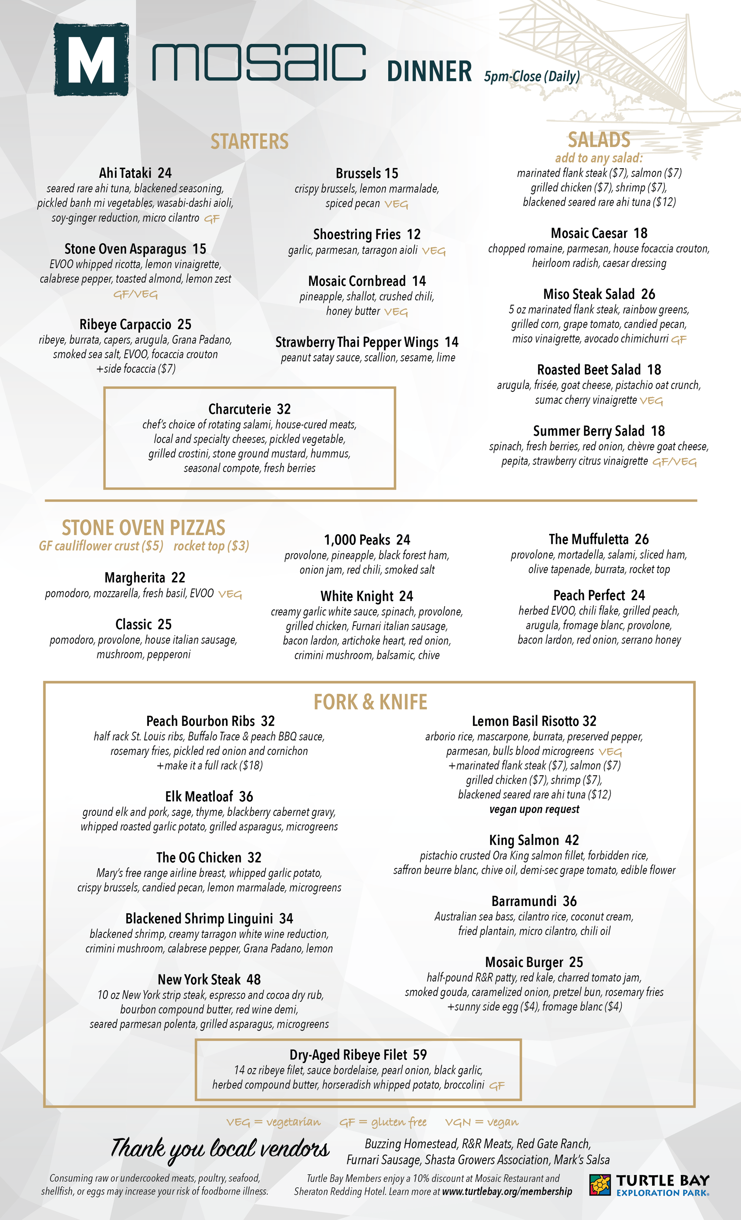 Mosaic Restaurant in Redding, CA (3)