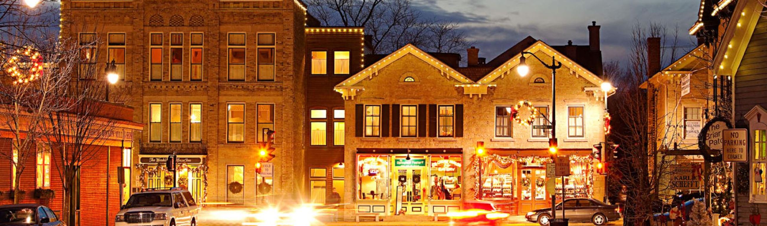 Downtown cedarburg in Cedarburg, WI