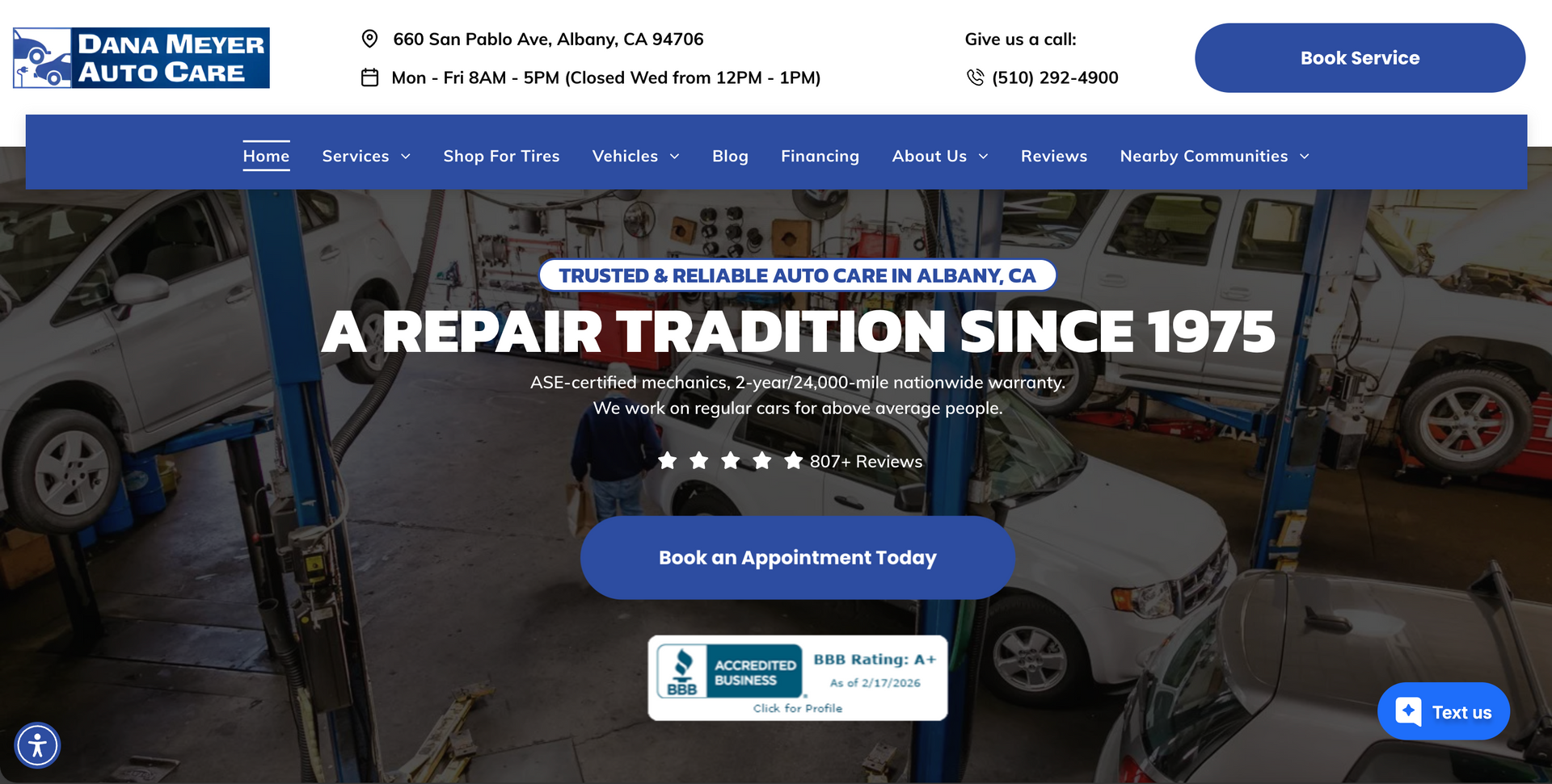 Dana Meyer Auto Care in Albany, CA