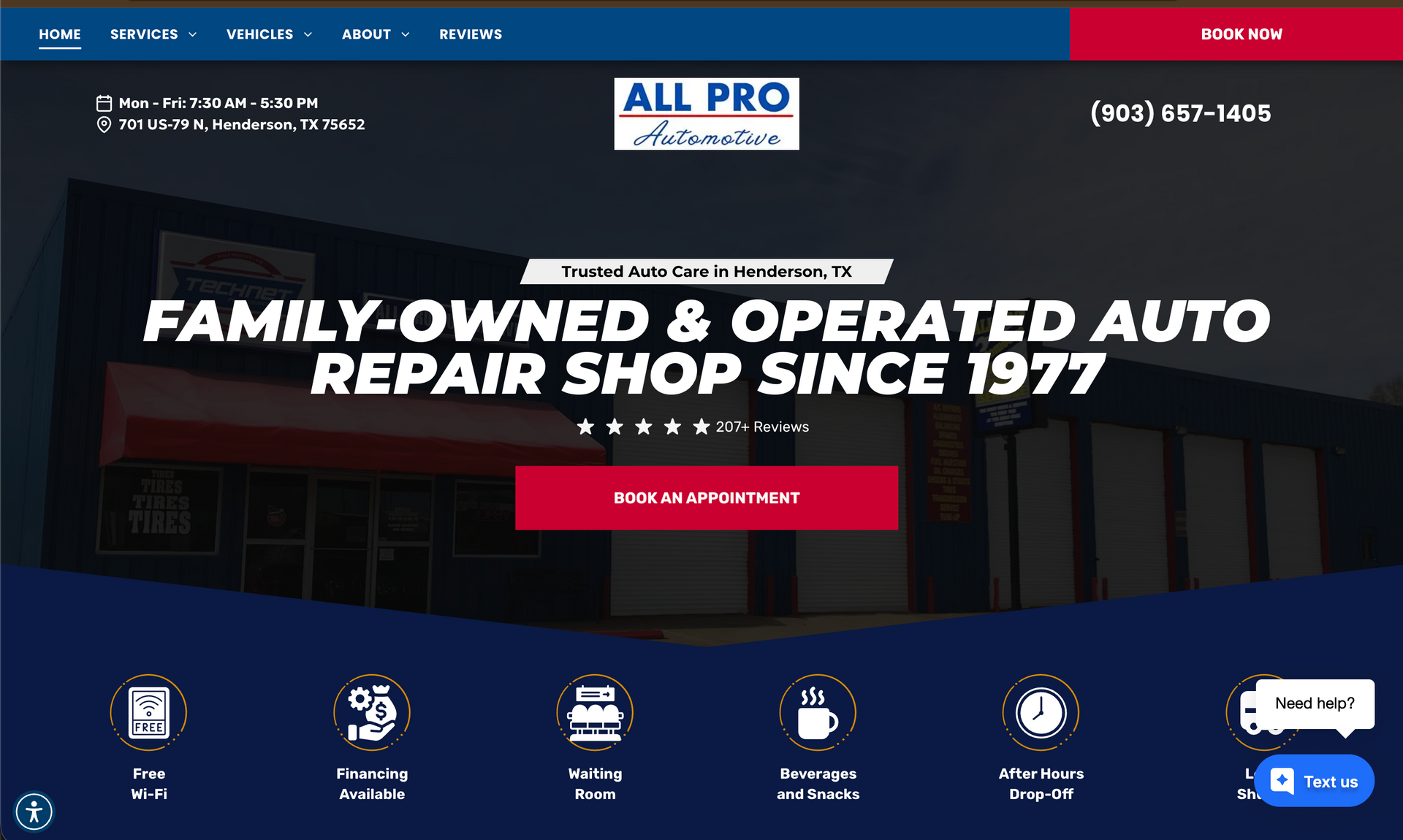 All Pro Automotive in Henderson, TX
