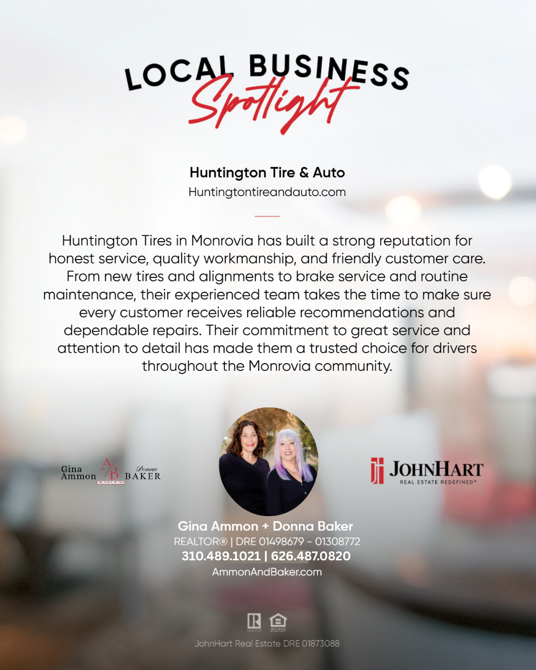 Gina Ammon and Donna Baker Realtors at JohnHart Real Estate in Monrovia, CA (2)