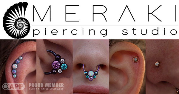 Meraki piercing studio in Stow, OH