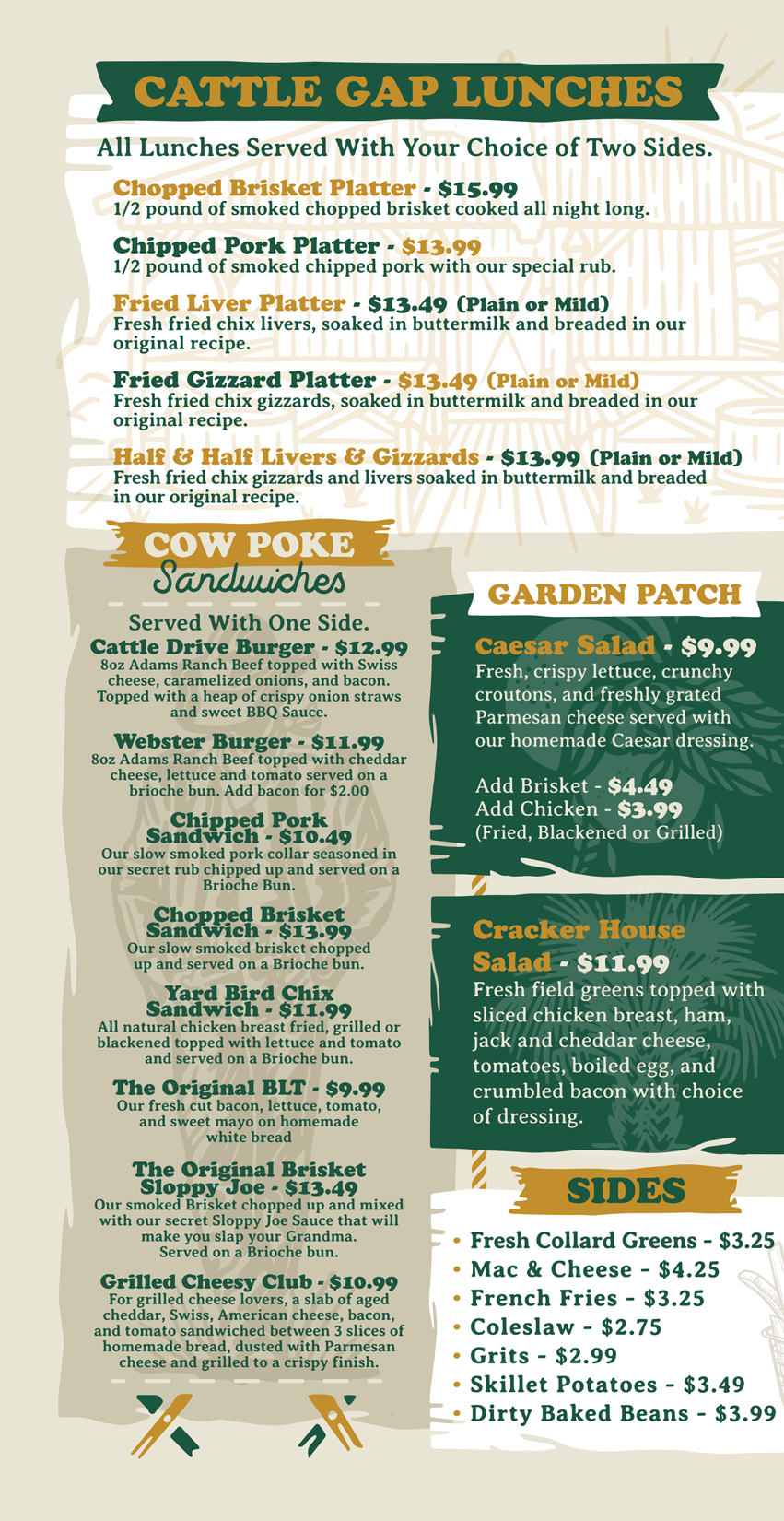 Florida Cracker Feed Lot in Webster, FL