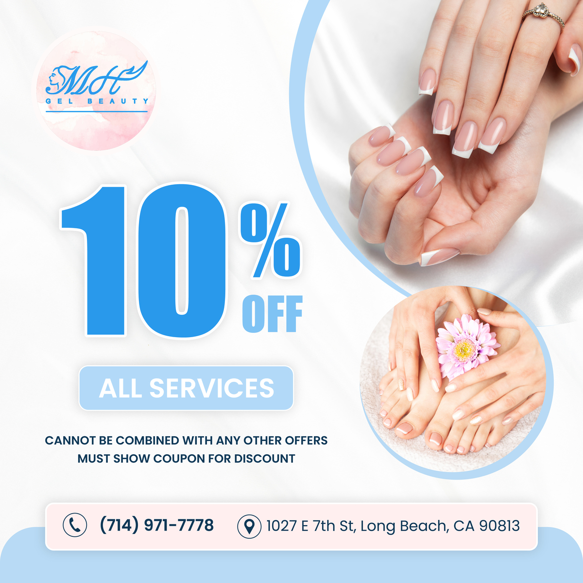 MH Gel Nails Beauty (10% OFF All Services) in Long Beach, CA