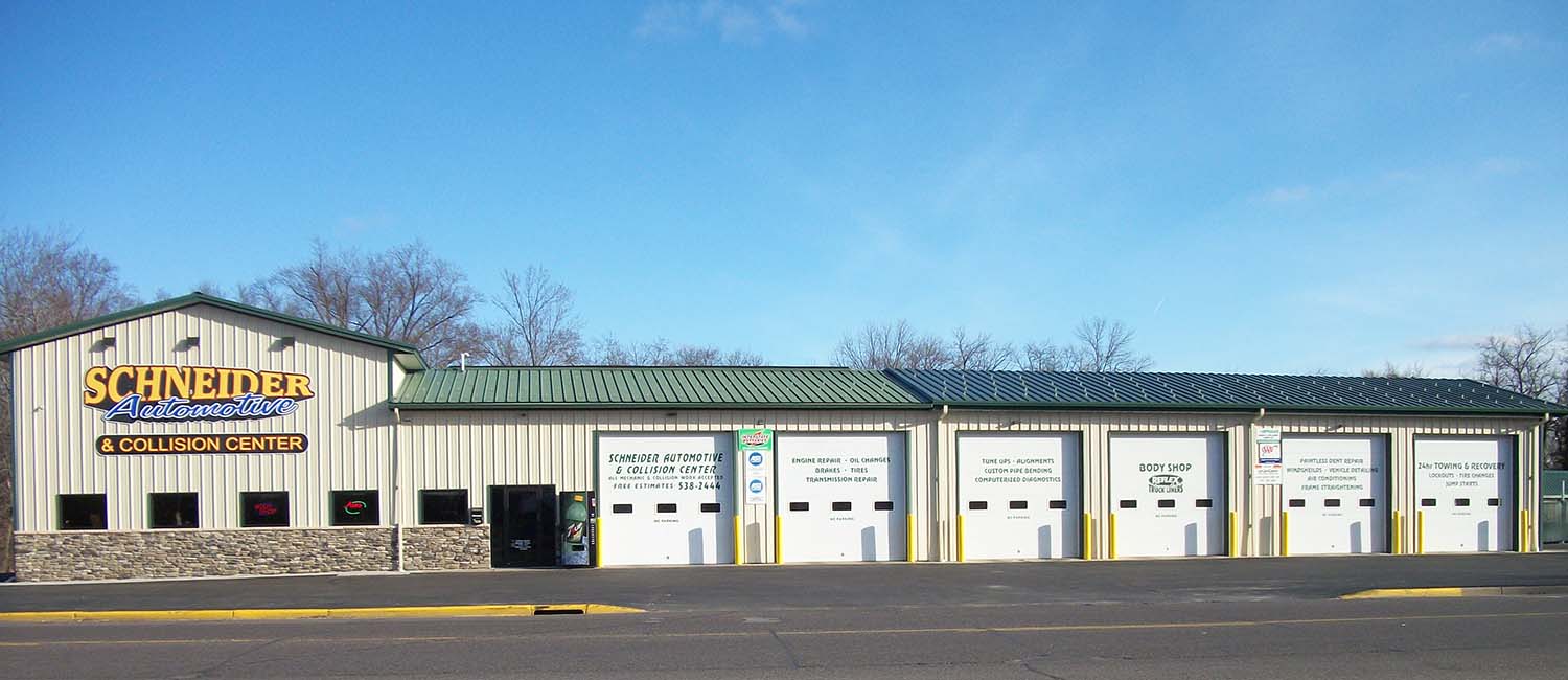 Schneider Automotive & Collision Center in Whitehall, WI