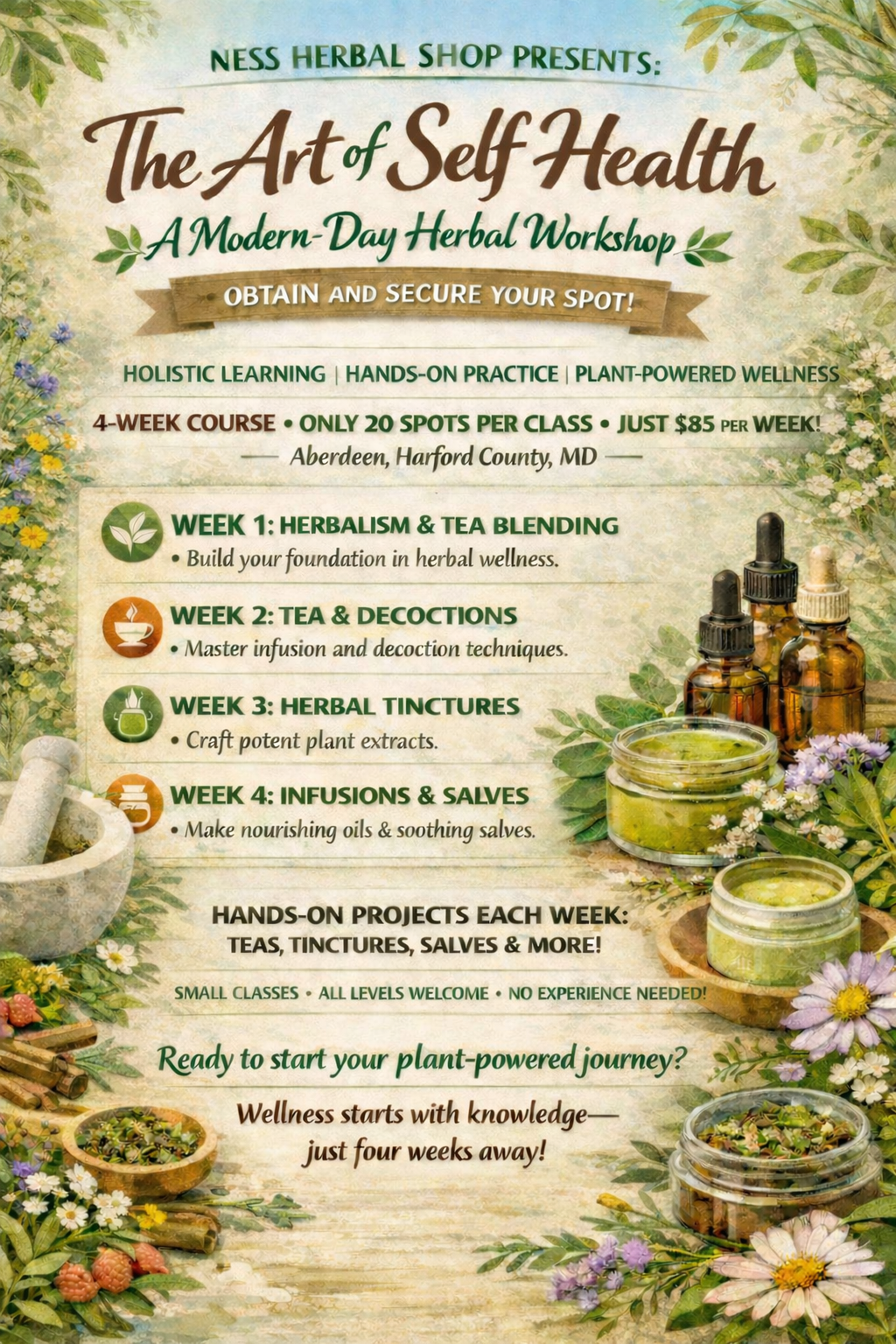 NESS Herbal Shop in Aberdeen, MD