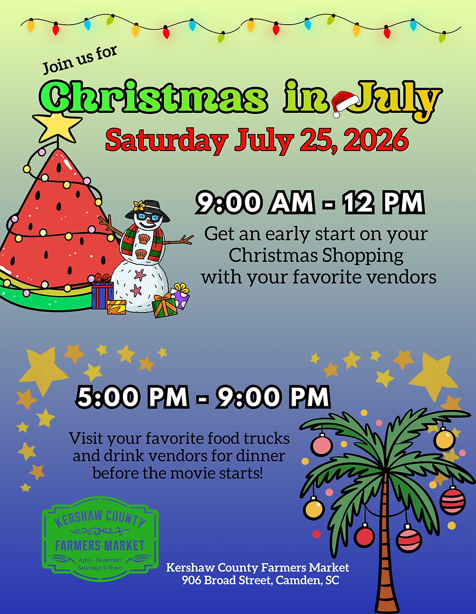 Kershaw County Farmers Market in Camden, SC