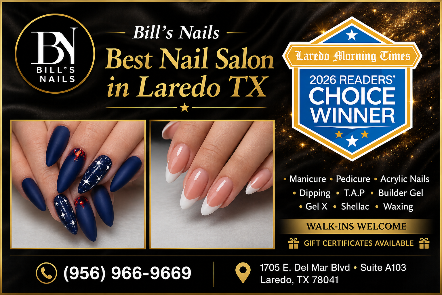 BILL's NAILS in Laredo, TX